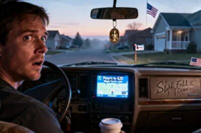 I BOUGHT A USED TRUCK. THE GPS KEPT REPEATING ONE ADDRESS EVERY MORNING: “COME BACK.” I FINALLY WENT THERE. A MAN WAS STANDING OUTSIDE, HOLDING A PHOTO: OF ME, AS A KID.