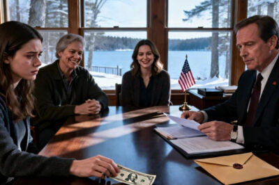 AT THE WILL READING, MY PARENTS LAUGHED WHILE HANDING MY SISTER $6.9M, THEY GAVE ME $1 AND SAID “GO EARN YOUR OWN”. MY MOTHER SMIRKED “SOME KIDS JUST DON’T MEASURE UP”. BUT WHEN THE LAWYER READ GRANDPA’S FINAL LETTER. MY MOM… STARTED SCREAMING