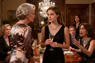 HIS MOTHER LOOKED AT ME. “IS THE ANTIQUE JEWELRY SET FROM OUR FAMILY VAULT EVERYTHING YOU HOPED FOR?” MY SISTER STOPPED SHOWING OFF HER COSTUME JEWELRY. MY PARENTS EXCHANGED PANICKED LOOKS. MY MOTHER WHISPERED, “WHAT JEWELRY SET?” I CALMLY SIPPED MY CHAMPAGNE AS HIS MOTHER CONTINUED… TRUST ASSETS RELEASED…