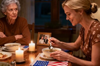 My daughter thought I didn’t see her put a strange substance in my soup. When she walked away, I switched our plates…