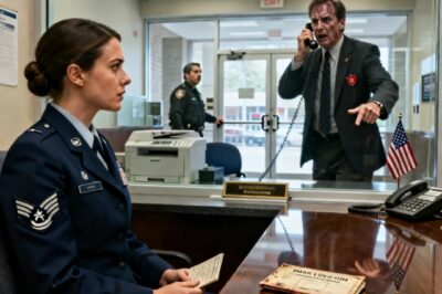 At the funeral, my grandpa left me a passbook. My father threw it in the trash. “It’s old. This should have stayed buried forever.” Before returning to base, I still stopped by the bank. The manager turned pale and said… “Ma’am… call the police. Now.”