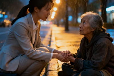 AFTER THE DIVORCE, I STARTED A NEW JOB, AND EVERY DAY I LEFT A SMALL AMOUNT OF MONEY FOR AN ELDERLY WOMAN WHO WAS CLEARLY HUNGRY. ONE EVENING, AS I BENT DOWN AGAIN, SHE SUDDENLY TOOK MY HAND AND SAID, “YOU’VE DONE SO MUCH FOR ME. DON’T GO HOME TONIGHT-STAY AT A HOTEL. TOMORROW, I’LL SHOW YOU SOMETHING…