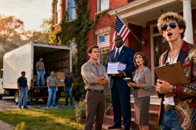 When I inherited my grandparents’ $900k estate, I quietly moved it into a trust – just in case. Last week, my brother showed up with mom, grinning, ‘we had the house signed into my name – you’re out by Friday.’ I just smiled and said, ‘you really think I’d let that happen?’ two days later, they returned with movers… And froze when they saw who was standing on the porch, holding the folder.