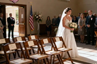 MY FAMILY LEFT 8 EMPTY CHAIRS AT MY WEDDING AND CALLED ME A DISGRACE. NOW MY $680M COMPANY IS NEWS AND MY DAD WANTS A “FAMILY DINNER.” HE THINKS I’M COMING TO BEG, BUT I’M BRINGING A SECRET THAT WILL DESTROY HIS LEGACY. THIS IS MY ULTIMATE REVENGE…