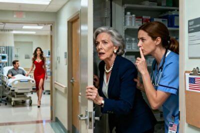 I RAN TO THE HOSPITAL TO SEE MY HUSBAND IN INTENSIVE CARE. SUDDENLY, A NURSE WHISPERED: ‘HIDE. NOW. TRUST ME.’ SHE PUSHED ME INTO THE ADJACENT ROOM. THROUGH THE CRACK IN THE DOOR, I WATCHED A WOMAN ENTER. WHAT I HEARD THEM SAY MADE MY BLOOD RUN COLD…