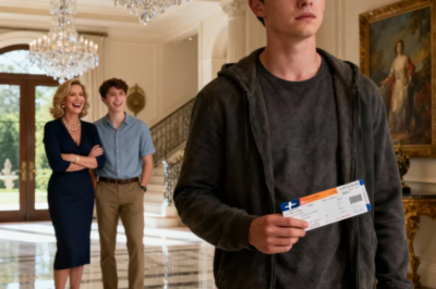 AFTER MY DAD DIED, MY STEPMOM AND HER SON RECEIVED EVERYTHING – THE COMPANY, THE MANSION, THE YACHT. I WAS LEFT WITH ONLY A PLANE TICKET TO LONDON. THEY LAUGHED AT ME. I ARRIVED IN LONDON, THEN MET A RICH WOMAN. SHE SAID 4 WORDS THAT LEFT ME STUNNED INSIDE WAS…