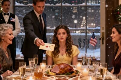 My husband’s family laughed when he served me divorce papers at Christmas dinner, thinking I was Broke. But when I paid the bill with a secret black card that made the waiter shake in fear, the laughter stopped forever and their nightmare began…