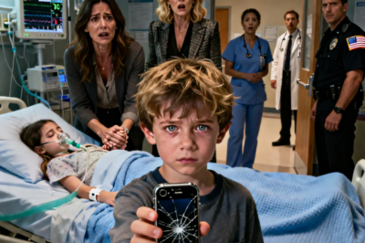 At my daughter’s hospital bed, my sister whispered loudly, “Maybe it’s better if she doesn’t survive – her mother is a curse.” Relatives agreed. My 7-year-old son stood up: “Aunt lisa, should i tell everyone what you did when mom was asleep?” The doctor froze.