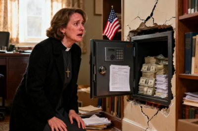 7 months after my husband passed away, i hired a contractor to check a water leak in his study. i was about to step into the church when he called and said: “you have to come back immediately. i found something he hid — but don’t bring anyone. come alone.” when i opened the door — my story — i froze at what i saw.