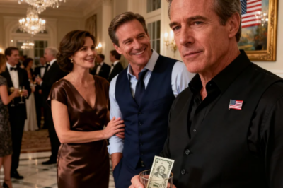 He tossed a dollar at me at a party: “I’ll take care of her tonight.” Next day she stood outside our locked home—and he called screaming: “You never told me your husband already owned me…”