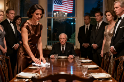 My blood turned to ice as my boyfriend’s father sneered “Street garbage” across the silent table. twenty guests watched my humiliation. i rose slowly, whispering, “Enjoy the meal, Silas. i just terminated your company’s only lifeline.” “I own your empire”