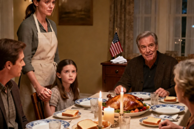 At Thanksgiving, my dad toasted: “One daughter is a doctor, the other one is a maid,” then laughed with 14 people present. When my mom tried to toast my sister again, I stood up slowly… what I said next… nobody could believe.