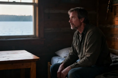 I WENT ON A FISHING TRIP WITH MY CHILDREN. ON THE THIRD MORNING, THEY SAID, “DAD, STAY AND REST. WE’LL BE BACK.” WHEN I WOKE UP, THE LODGE WAS EMPTY. MY WALLET WAS GONE, TOO. BUT DAYS LATER, THEY… THEY SAW ME ON THE NATIONAL NEWS.