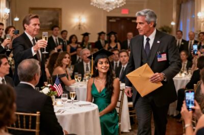 AT MY GRADUATION PARTY, MY DAD NOT TO ME, BUT TO MY YOUNGER SISTER. MADE A TOAST-HE SAID: “WISH IT WAS YOU HOLDING THAT DIPLOMA. YOU ARE THE ONLY CHILD WHO HAS EVER TRULY MADE ME PROUD. MOM NODDED. NO ONE NOTICED WHEN I LEFT QUIETLY. WHAT I DID AFTER THAT SHOCKED EVERYONE