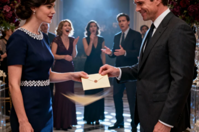 MY HUSBAND’S BUSINESS PARTNER BET HIM I’D HAVE A BREAKDOWN WHEN THEY ANNOUNCED MY “RESIGNATION” AT THE NEW YEAR’S GALA—“WOMEN LIKE HER ALWAYS MAKE A SCENE,” HE LAUGHED. I SMILED, THANKED EVERYONE, THEN HANDED HIM AN ENVELOPE… HIS LAWYER RESIGNED THE NEXT MORNING…