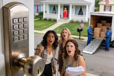 My mother led my three sisters into the house I had just bought; each of them chose a room for herself, and the biggest room was my mother’s. I stayed silent. The next morning, I changed all the locks.