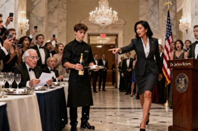 MY BROTHER MADE ME HELP THE CATERING STAFF AT HIS ELITE PREP SCHOOL REUNION. BRO: “FINALLY A JOB THAT SUITS A DROPOUT!” BUT WHEN HIS BILLIONAIRE CLASSMATE SAW THE RESEARCH PAPER IN MY POCKET… THE ROOM WENT SILENT. BECAUSE THAT DISCOVERY WAS WORTH MORE THAN THEIR COMBINED WEALTH! THE RESULT WAS…