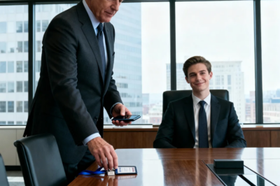 FOR 8 YEARS, I RENEWED EVERY CONTRACT THAT KEPT YOUR FATHER’S $3B LOGISTICS EMPIRE RUNNING. NOW YOU’RE FIRING ME FOR MISSING YOUR BIRTHDAY!?” I SAID TO THE CEO’S SON. “EFFECTIVE IMMEDIATELY” HE SMIRKED. I HANDED HIM MY BADGE. “YOU HAVE 20 MINUTES BEFORE EVERY SUPPLIER HALTS DELIVERY. TELL YOUR DAD I SAID GOOD LUCK.