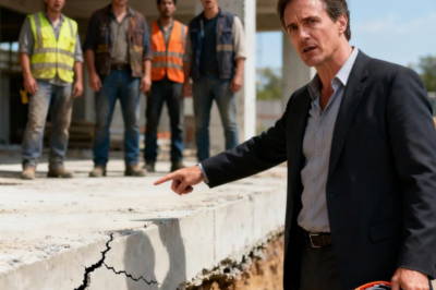 PUT ON A HARD HAT OR GET OUT, LABORER!” THE SITE MANAGER YELLED. I TOOK OFF MY HELMET. “ACTUALLY, I’M NOT A LABORER. I’M THE STATE INSPECTOR” I POINTED TO THE FOUNDATION CRACKS. “AND I JUST CONDEMNED THIS BUILDING. EVERYONE OUT. THE SITE IS CLOSED