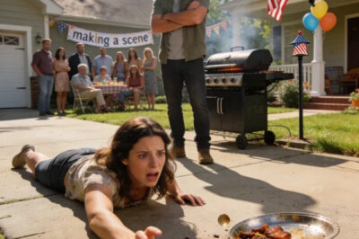 “JUST STAND UP, STOP FAKING IT….!” MY HUSBAND YELLED AS I LAY PARALYZED ON THE DRIVEWAY. HIS MOM ACCUSED ME OF RUINING HIS BIRTHDAY AND SEEKING ATTENTION. BUT WHEN A THE PARAMEDIC TESTED MY LEGS SHE IMMEDIATELY CALLED FOR POLICE BACKUP. THE MRI WOULD REVEAL…