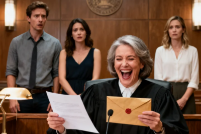 At the divorce hearing, my husband leaned in and whispered: “You will never touch my money again.” And the mistress adjusted the diamonds on her neck and said, “Poor thing.” The judge opened my envelope. She read it. And then she laughed: “This is the best thing I’ve read in 20 years…