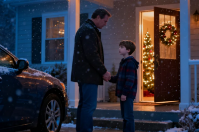 MY DAD KICKED ME 8-YEAR OLD & ME OUT DURING CHRITMAS DINNER. MY SISTER SAID: “YOU SHOULD LEAVE AND NEVER RETURN” MOM ADDED: “CHRISTMAS IS BETTER WITHOUT YOU,” 5 MINUTES LATER, THEY WERE BEGGING ME TO UNDO ΙΤ….