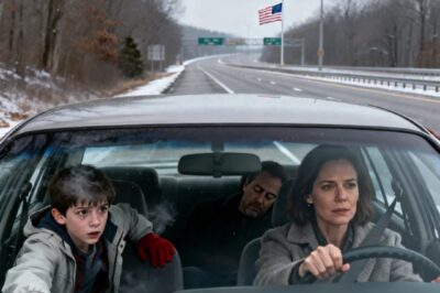 EXHAUSTED ON THE ROAD TO MY MOTHER-IN-LAW’S PLACE, MY HUSBAND LET ME TAKE THE WHEEL AND DRIFTED OFF, AND THE MOMENT I SAW A SHIVERING BOY ON THE ROADSIDE…