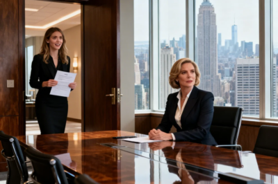 CAN’T EVEN LAND A REAL JOB,” MOM SAID. FELICIA SMILED, “CRESTVIEW INTERVIEW TOMORROW.” I JUST SMIRKED-SHE’LL FIND OUT I’M THE CEO. AND SHE’S NOT GETTING IN.