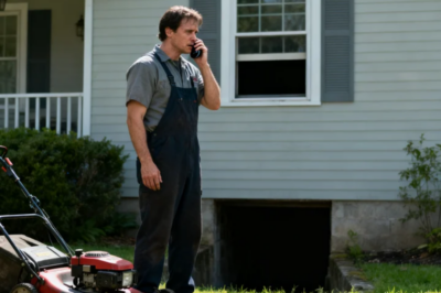 I HIRED A GUY TO MOW THE LAWN WHILE MY DAUGHTER WAS AWAY. ABOUT AN HOUR LATER, HE CALLED AND WHISPERED: “SIR… IS ANYONE ELSE IN THE HOUSE RIGHT NOW?” I ASKED, “WHAT DO YOU MEAN?” HE SAID. “I HEAR CRYING… FROM YOUR BASEMENT. THAT’S NOT A TV