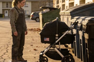 BROKE AND DESPERATE, I SAW A WEALTHY WOMAN DISCARD A BABY STROLLER AND DECIDED TO TAKE IT HOME. I HAD NOTHING LEFT TO LOSE, BUT THE MOMENT I OPENED IT, I WAS FROZEN IN SHOCK…