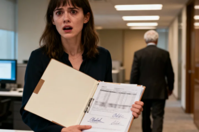 FROM NOW ON, YOU REPORT TO ME, THE NEW CONSULTANT ANNOUNCED ON HER FIRST DAY. SHE WAS 23 YEARS YOUNGER. I SAID “UNDERSTOOD.” BEFORE I LEFT, I PLACED ONE FILE ON HER DESK. WHEN SHE OPENED IT, SHE RAN TO THE CEO’S OFFICE SCREAMING.