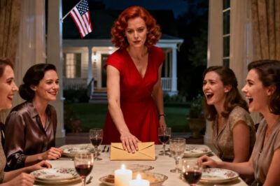 At the family dinner, my sister kicked me away from the table: “go to the kitchen, adopted children don’t eat with the real family”. Everyone laughed. Then I threw an envelope on the table: “mom and dad left me this letter, call your lawyers, we’ll meet tomorrow.” their panic was delicious