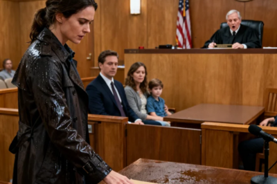 When I walked into the courtroom in a rain-soaked coat, my sister glanced at her lawyer and smirked like this was already over. My dad let out a low chuckle, and my mom just huffed, staring past me like I was an inconvenience. Her lawyer stood and said, “Your Honor, this is a simple inheritance dispute.” I didn’t argue. I set one folder on the table-still damp from the rain. The judge stopped mid-sentence. His eyes went wide as he whispered: “I can’t believe it’s her” SILENCE SWALLOWED THE ROOM