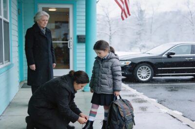 My 6-year-old daughter and I were at a family shelter when a black sedan pulled up… My grandmother—the richest person in our family—spotted the two of us and asked, “Why aren’t you back at the house on Hawthorne Street?” I froze. “What house?” Three days later, I walked into a family gathering—and my parents stopped cold, the wineglass in my father’s hand slipping down…