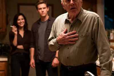 I CALMLY ASKED MY DAUGHTER-IN-LAW NOT TO SMOKE BECAUSE OF MY HEALTH MY SON LOST IT “SHUT UP YOU SMELL WORSE THAN CIGARETTES” AND HIT ME HIS WIFE SMIRKED BUT JUST 15 MINUTES LATER SOMETHING HAPPENED… THAT HE NEVER EXPECTED