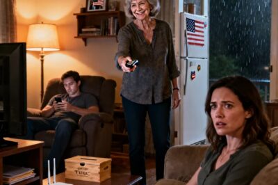 I WAS WATCHING MY FAVORITE TV SHOW WHEN MY MOTHER-IN-LAW GRABBED THE REMOTE AND TURNED IT OFF. “WE DON’T WATCH THIS TRASH HERE, SHE SAID COLDLY. MY HUSBAND SAID NOTHING. SO I PACKED A BAG AND WENT UPSTAIRS. THE NEXT MORNING, THEY WERE POUNDING ON MY DOOR, BEGGING ME TO OPEN IT SCREAMING NONSTOP.