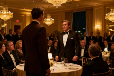 I SHOWED UP TO MY WIFE’S COMPANY DINNER — HER BOSS LOOKED ME UP AND DOWN AND SAID, “YOU WEREN’T INVITED.” EVERYONE WAITED FOR ME TO LEAVE…BUT INSTEAD, I SAID ONE SENTENCE THAT MADE THE CEO GO PALE AND TURNED THE ENTIRE NIGHT INTO A NIGHTMARE.