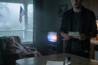 RETURNING HOME FOR THANKSGIVING, THERE WAS NO ONE THERE EXCEPT GRANDMA WHO NEEDED CARE. PARENTS LEFT A NOTE: “GONE TO A SHOW WITH YOUR BROTHER’S FAMILY, SO WELL LET YOU EXPERIENCE CAREGIVING. MY SLEEPING GRANDMA STOOD UP AND SAID. “SHALL WE BEGIN? I NODDED. 3 DAYS LATER