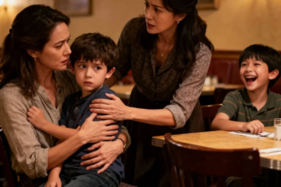 MY SISTER BLOCKED MY SON WITH HER ARM AND SAID, “THIS TABLE’S FOR WELL-BEHAVED KIDS.” HER DAUGHTER WAS ALREADY SEATED, LAUGHING. I DIDN’T ARGUE. I GRABBED OUR COATS AND LEFT. THAT NIGHT, I CANCELED THE $9,000 WINTER HOUSE I’D BOOKED FOR THE FAMILY TRIP. TWO DAYS LATER, SHE TEXTED “WHAT TIME SHOULD WE CHECK IN?” I SMILED AND REPLIED…