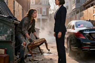 AFTER MY DIVORCE, MY EX-HUSBAND AND HIS EXPENSIVE LAWYERS MADE SURE I LOST EVERYTHING: “NOBODY WANTS A HOMELESS WOMAN”. WHILE DIGGING THROUGH TRASH, A WOMAN APPROACHED ME: “EXCUSE ME, ARE YOU SOPHIA HARTFIELD?” WHEN I NODDED, SHE SMILED: “YOUR GREAT-UNCLE IN NEW YORK JUST DIED. HE LEFT YOU HIS MANSION, HIS FERRARI, AND HIS $47 MILLION ESTATE BUT THERE’S ONE CONDITION… WHAT SHE SAID NEXT CHANGED EVERYTHING..