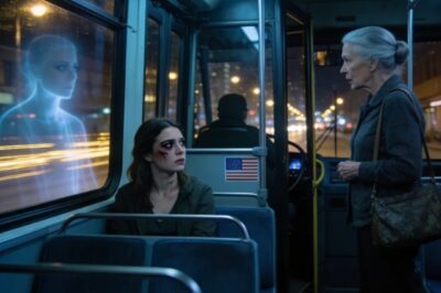 I RAN FROM MY ABUSIVE HUSBAND, SOBBING AS I JUMPED ONTO A RANDOM BUS. SUDDENLY, AN OLD WOMAN SAT BESIDE ME AND WHISPERED THREE WORDS INTO MY EAR THAT FROZE MY BLOOD. AND THE NEXT MORNING, WHEN I…