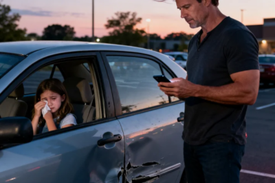 A LAWYER’S DAUGHTER HIT MY CAR IN A PARKING LOT. MY 7-YEAR-OLD DAUGHTER WAS INSIDE, CRYING. SHE TEXTED: “SUE ME. MY DAD OWNS HALF THE LAW FIRMS IN THIS PROVINCE. YOU’LL GO BANKRUPT TRYING.” I REPLIED: “YOU HAVE ONE HOUR TO COME BACK AND APOLOGIZE.” SHE SENT: “I’VE GOT DINNER RESERVATIONS. NOT WASTING MY TIME.” FIFTY MINUTES LATER, HER FATHER CALLED, VOICE SHAKING: “PLEASE, MR. CROSS! NAME YOUR PRICE! TWENTY THOUSAND! FIFTY THOUSAND! JUST STOP WHATEVER YOU’RE DOING! I’M BEGGING YOU!