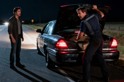 MY CAR BROKE DOWN. THE MECHANIC OPENED MY TRUNK AND IMMEDIATELY SLAMMED IT SHUT. “GET IN YOUR CAR. DRIVE TO THE POLICE. NOW.” “WHAT’S WRONG?” HE GRABBED MY KEYS. “SOMEONE HID SOMETHING THAT’LL GET YOU KILLED TONIGHT.” HE WROTE A NUMBER. “CALL THIS FIRST. SAY CODE RED. THEY’LL EXPLAIN WHY YOU’RE…