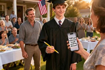 “HERE’S A PENCIL-THAT’S ALL YOU’LL EVER NEED,” MY SISTER’S HUSBAND SMIRKED AT THE GRADUATION PARTY. EVERYONE LAUGHED AS MY SON HELD THE CHEAP PENCIL. I CHECKED MY PHONE: “PERFECT TIMING” HIS SMILE DISAPPEARED. MY SISTER WHISPERED, “DON’T DO THIS BUT I…