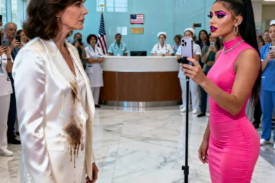 The intern threw coffee on me and loudly claimed her husband was the hospital Ceo. I calmly called my husband, saying he should come downstairs because his new wife had just drenched me in coffee. Within minutes, staff gathered, whispers spread, and her confident smile began to fade as reality closed in around her.