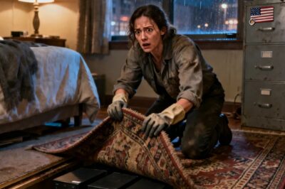 AFTER MY MOTHER-IN-LAW VISITED FOR MY HUSBAND’S BIRTHDAY, I NOTICED THE CARPET IN THE LIVING ROOM WAS OUT OF PLACE, I FROZE. AND WHEN I DECIDED TO LIFT IT, I FROZE ALL OVER AGAIN…