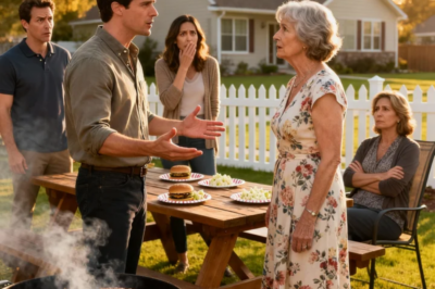 MOM, WHEN ARE YOU GOING TO ORGANIZE MOVING YOUR THINGS OVER HERE?” MY SON-IN-LAW ASKED HIS OWN MOTHER, DURING THE HOUSE WARMING BARBECUE FOR THE HOUSE I BOUGHT AND GIFTED TO MY DAUGHTER. IT WAS AT THAT MOMENT THAT MY HUSBAND STOOD UP FROM THE TABLE AND UNLEASHED A REVELATION THAT LEFT MY SON-IN-LAW PARALYZED AND HIS MOTHER CHOKING WITH FRIGHT.