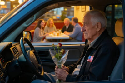 My daughter’s family asked me to dinner. When we arrived, they ordered me to stay in the car. Two hours passed, I saw them inside, eating and laughing. My son-in-law came out and gave me forty dollars, as if I were his driver. What I did next…