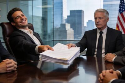 “CONGRATULATIONS, YOU NOW OWN NOTHING!” MY BROTHER LAUGHED AS HE SHOWED ME THE DOCUMENTS. HE’D SPENT TWO YEARS SECRETLY TRANSFERRING MY TECH COMPANY INTO HIS NAME. “I’VE TAKEN EVERYTHING YOU BUILT.” I SMILED AND SAID, “HAVE YOU CHECKED THE PATENTS?” HIS FACE DROPPED AS HE REALIZED WHAT I’D KNOWN ALL ALONG…