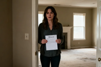 AFTER THE BUSINESS TRIP IN LONDON, I CAME HOME TO FIND OUR HOUSE COMPLETELY EMPTY. MY HUSBAND TOOK EVERYTHING AND LEFT A DIVORCE NOTE. BUT THEN MY EYES FELL ON THE FLOOR, AND I FROZE WHEN I SAW… -TRUE STORY